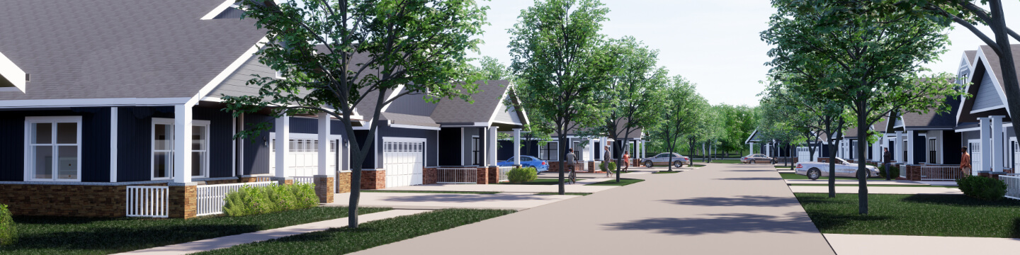 a neighborhood street