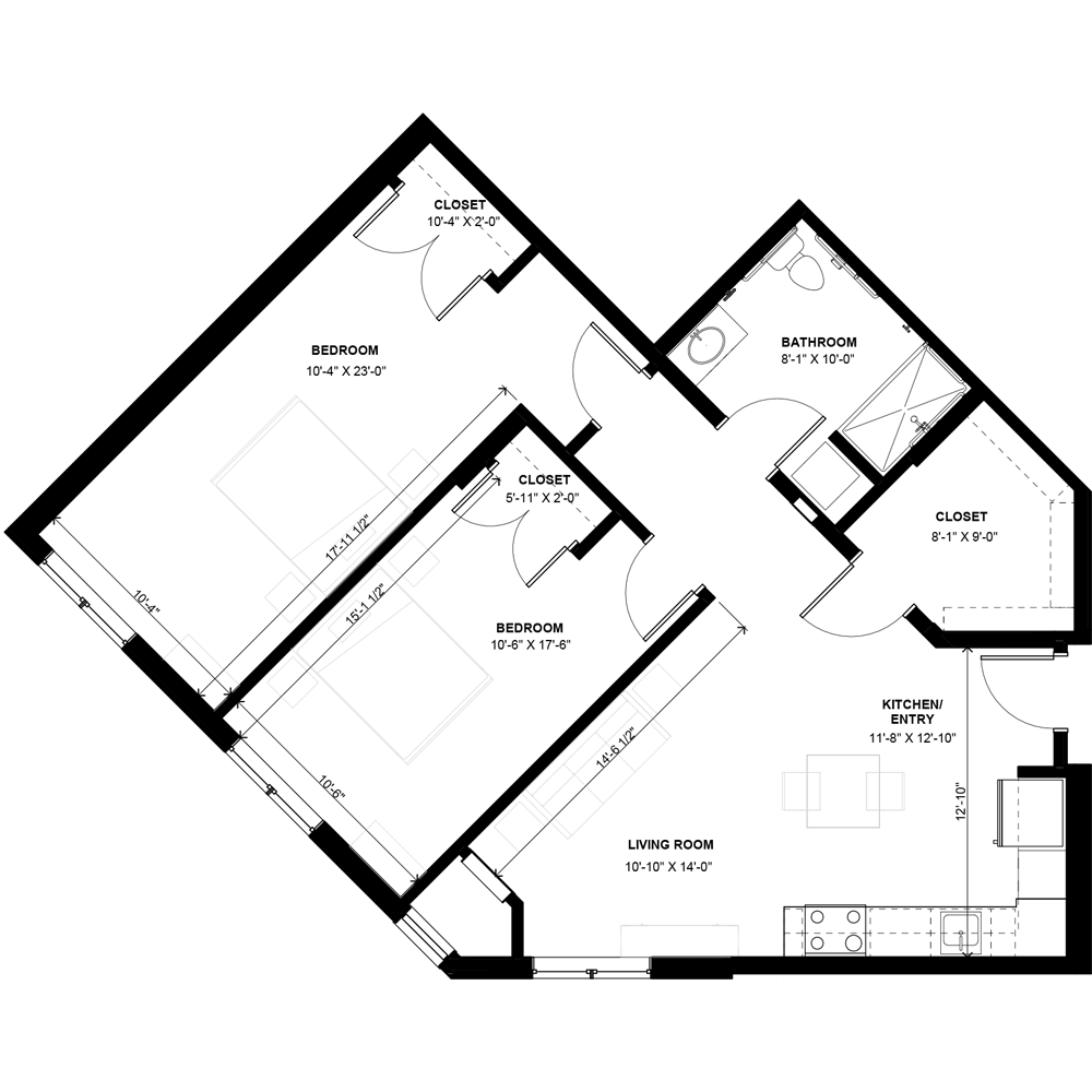 2 Bedroom