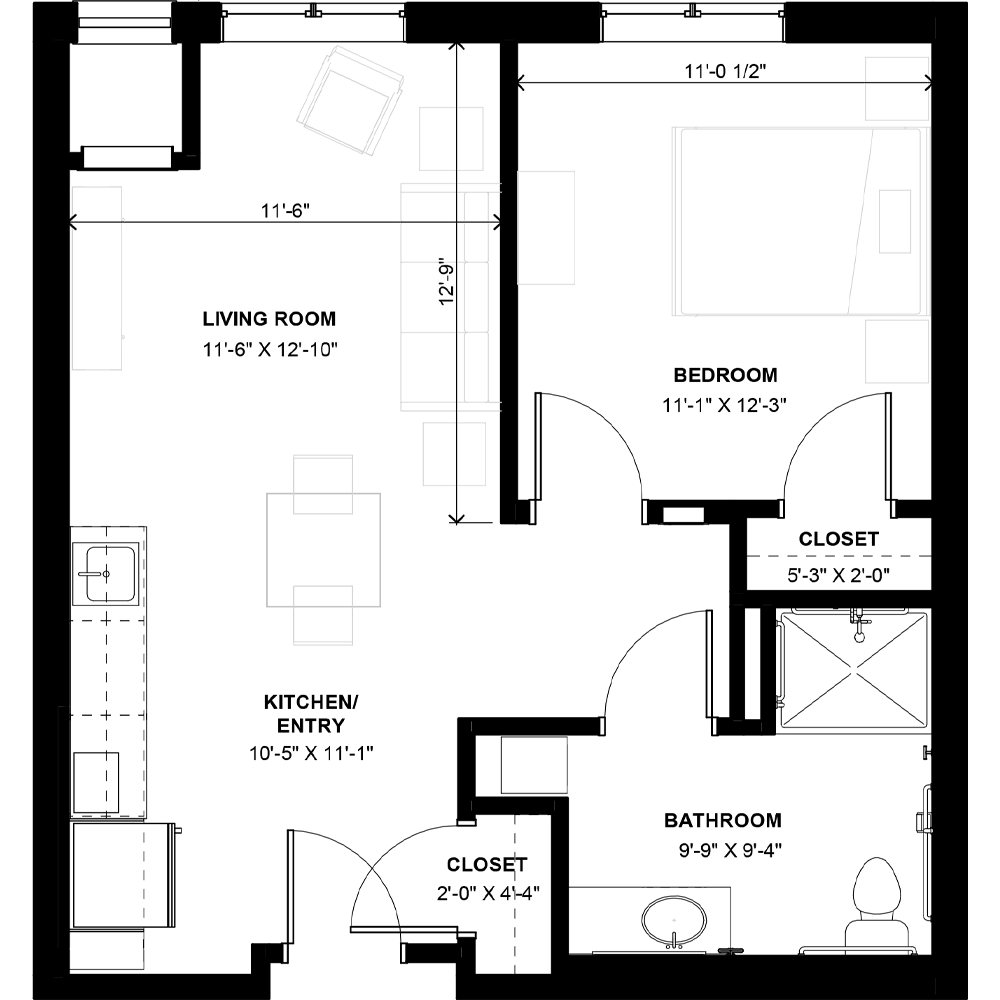 1 Bedroom